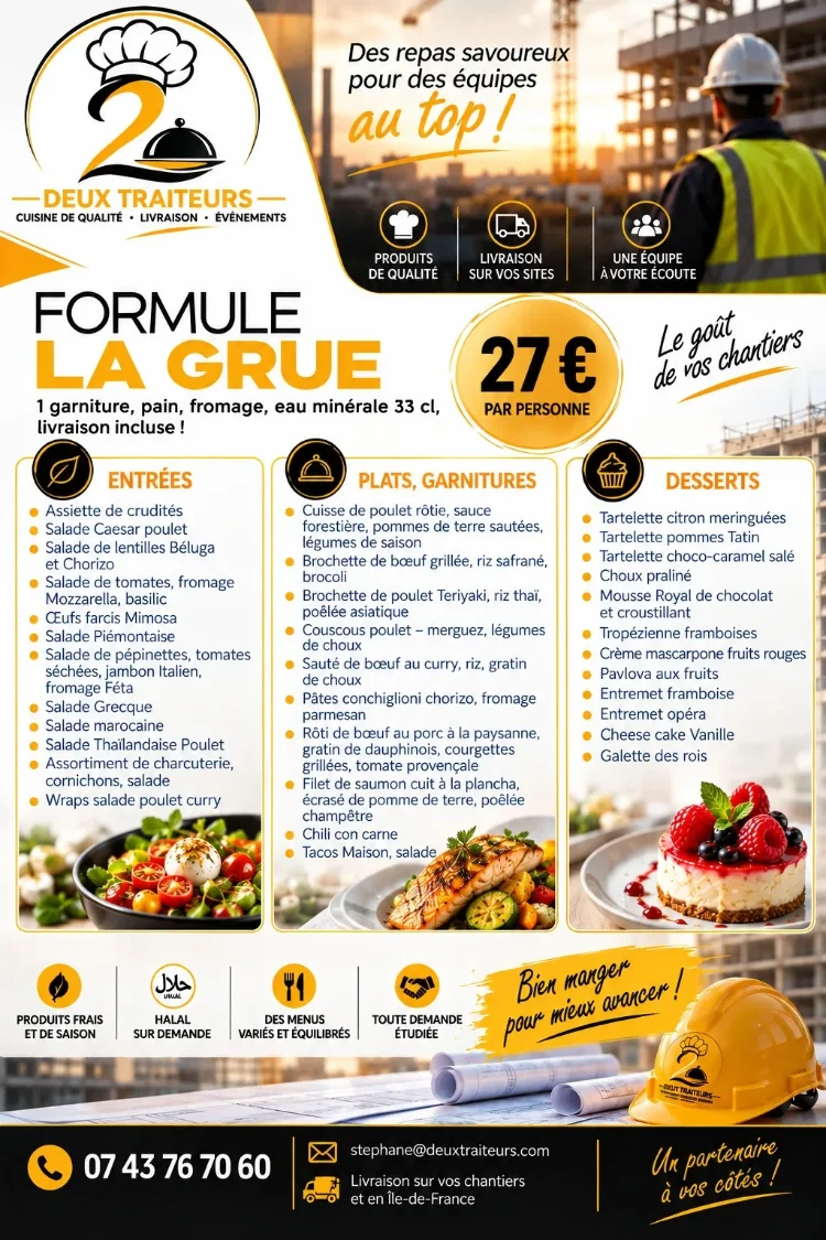 Flyer Formule La Grue